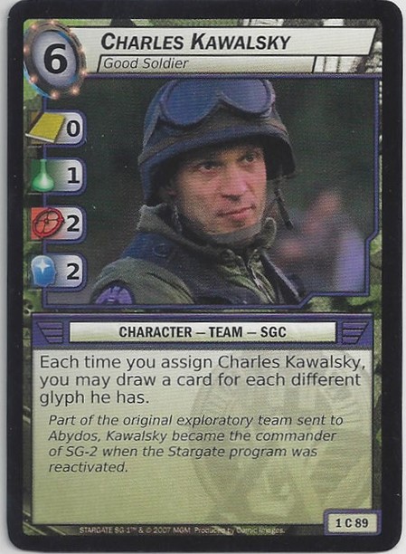 Charles Kawalsky, Good Soldier